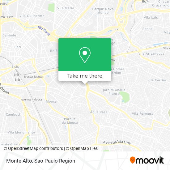 Mapa Monte Alto