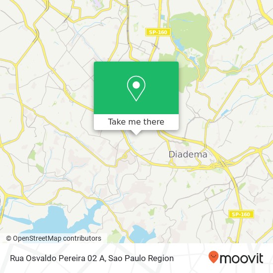 Mapa Rua Osvaldo Pereira 02 A