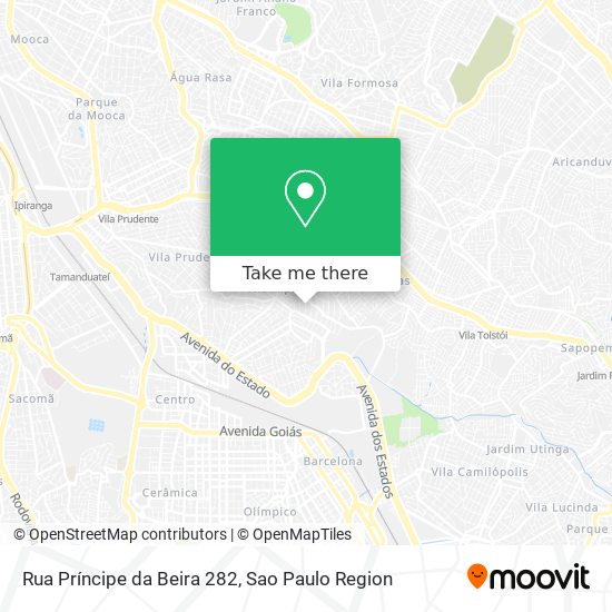 Rua Príncipe da Beira 282 map
