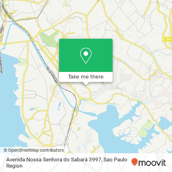 Mapa Avenida Nossa Senhora do Sabará 3997