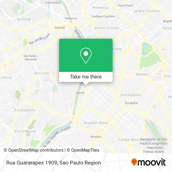 Rua Guararapes 1909 map