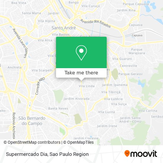 Supermercado Dia map