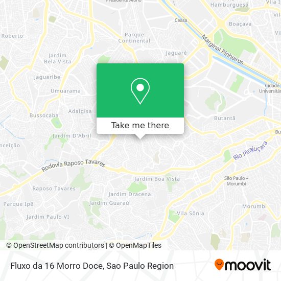 Fluxo da 16 Morro Doce map