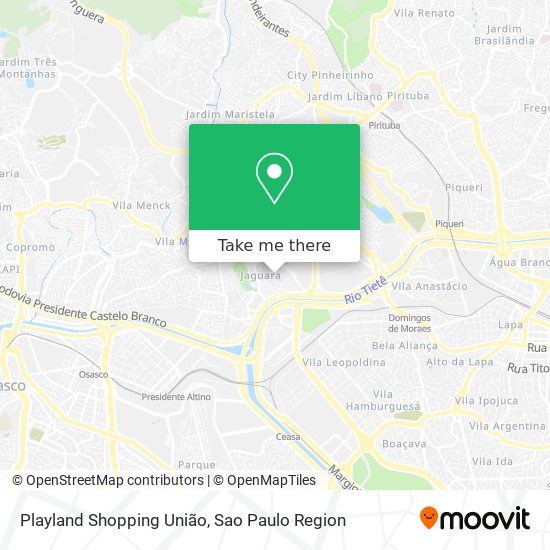 Playland Shopping União map