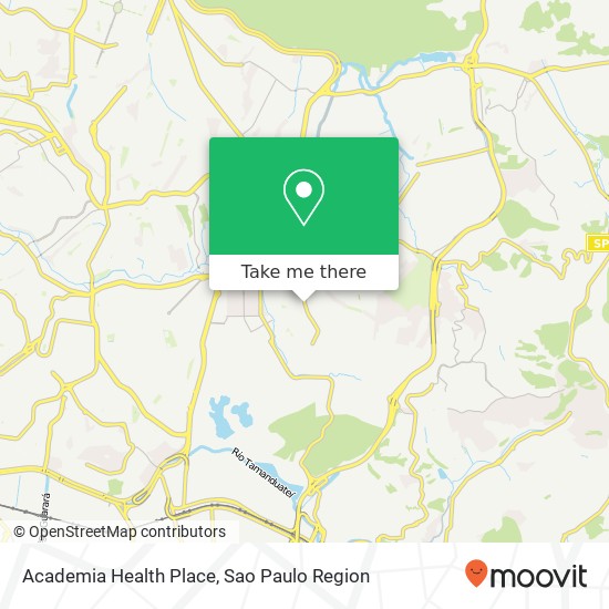 Mapa Academia Health Place