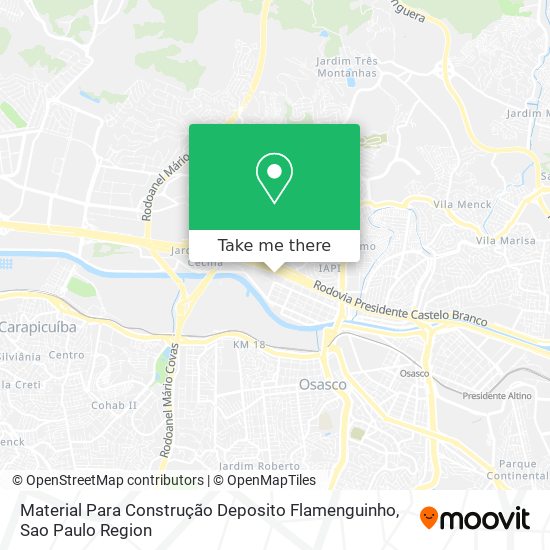 Material Para Construção Deposito Flamenguinho map