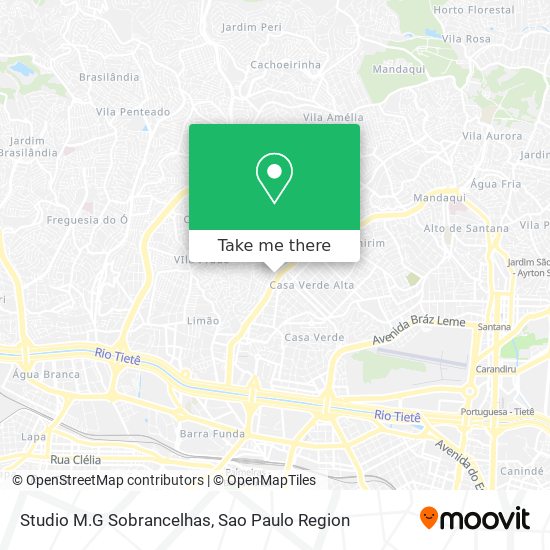 Studio M.G Sobrancelhas map