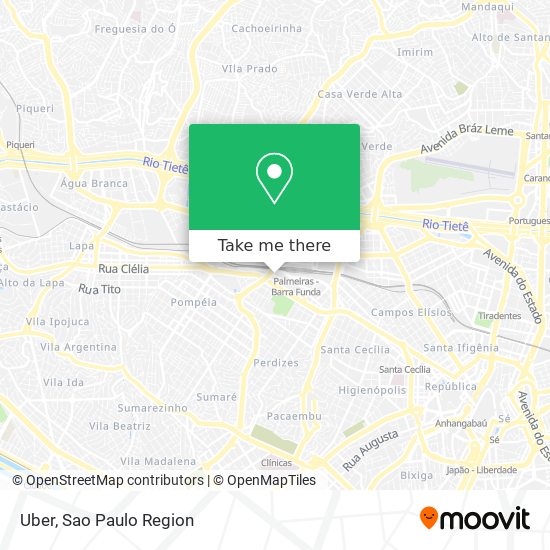 Uber map