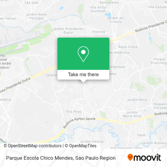 Parque Escola Chico Mendes map
