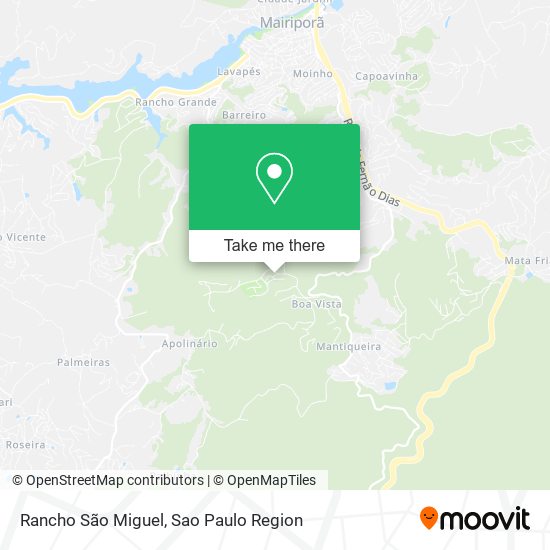 Rancho São Miguel map
