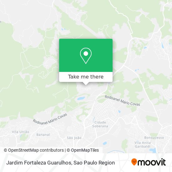 Jardim Fortaleza Guarulhos map