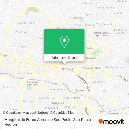 Hospital da Força Aerea de Sao Paulo map