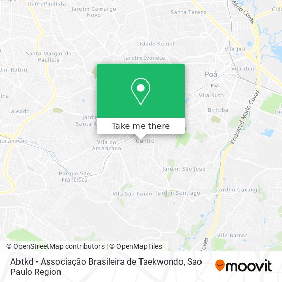 Abtkd - Associação Brasileira de Taekwondo map