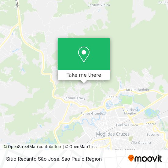 Sítio Recanto São José map