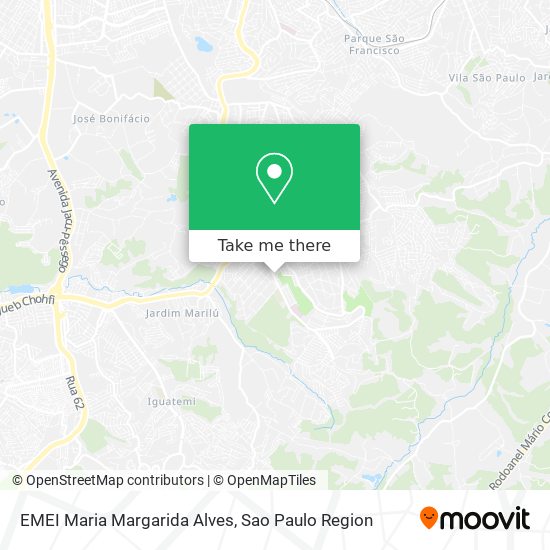 Mapa EMEI Maria Margarida Alves