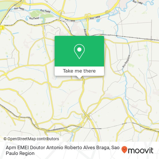 Mapa Apm EMEI Doutor Antonio Roberto Alves Braga