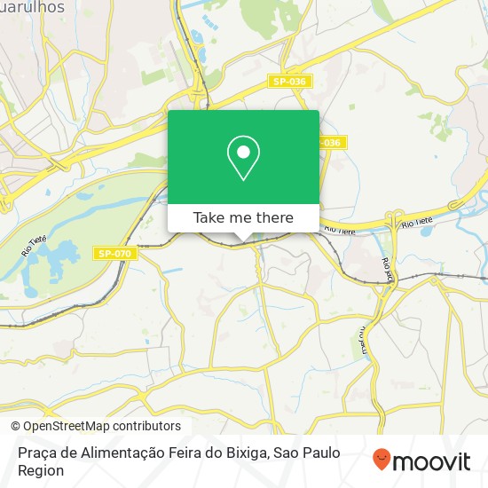 Praça de Alimentação Feira do Bixiga map