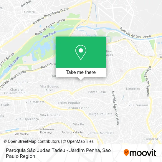 Paroquia São Judas Tadeu - Jardim Penha map