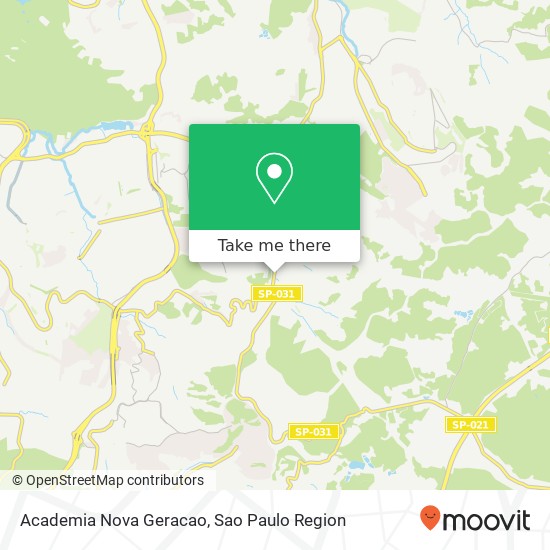 Mapa Academia Nova Geracao
