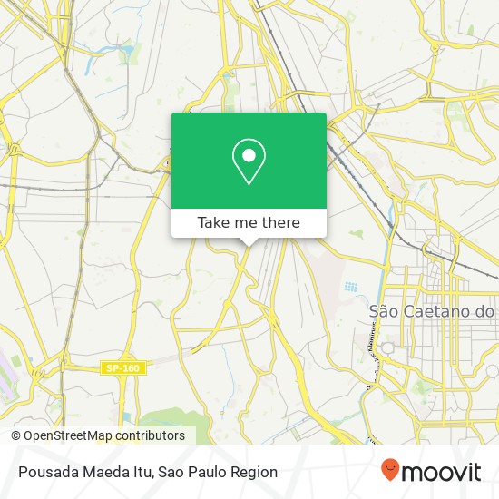 Pousada Maeda Itu map