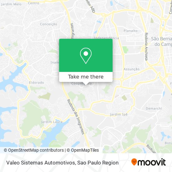 Mapa Valeo Sistemas Automotivos