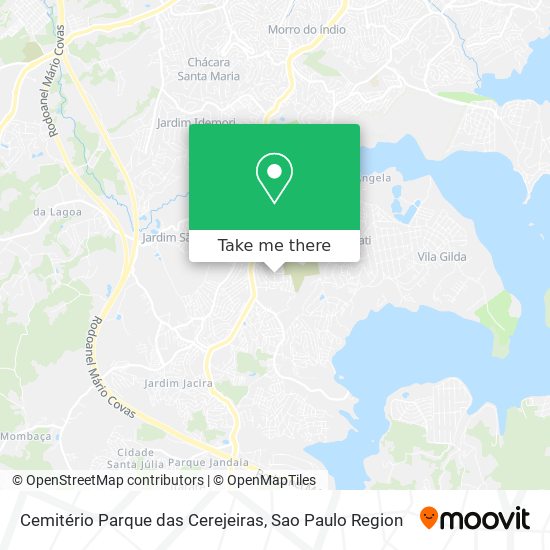 Mapa Cemitério Parque das Cerejeiras