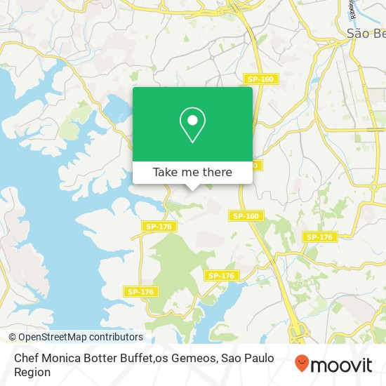 Mapa Chef Monica Botter Buffet,os Gemeos
