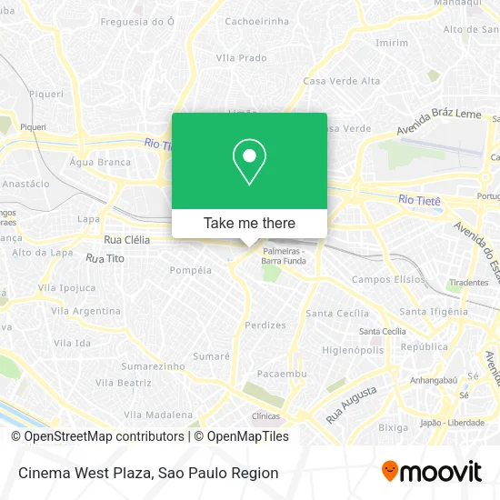 Cinema West Plaza map