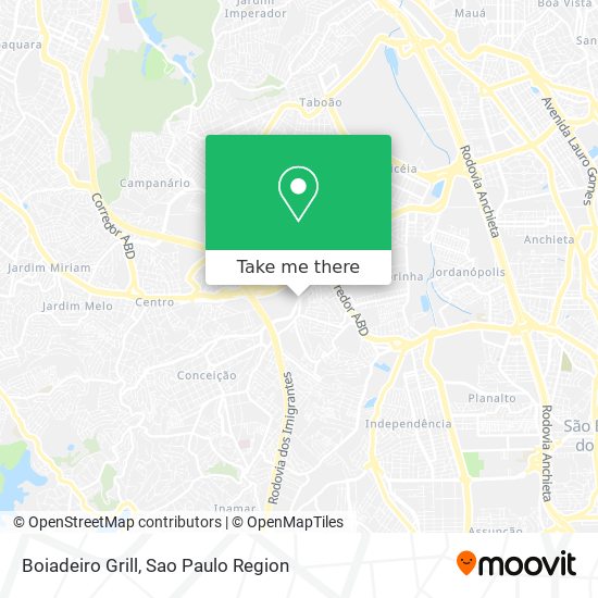 Mapa Boiadeiro Grill