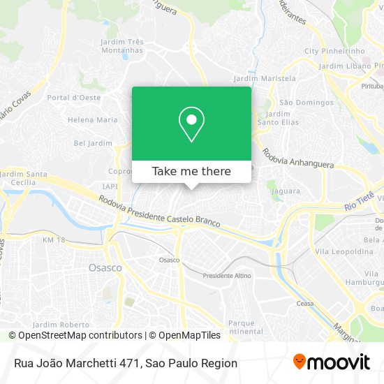 Mapa Rua João Marchetti 471