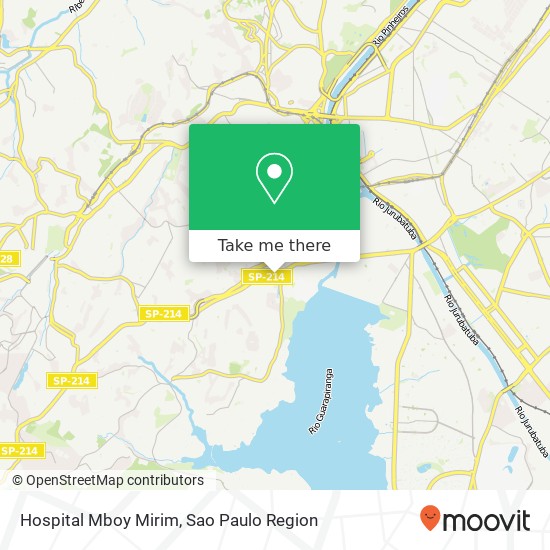 Hospital Mboy Mirim map