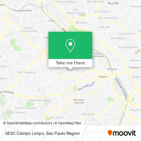 SESC Campo Limpo map