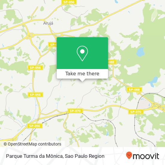 Parque Turma da Mônica map