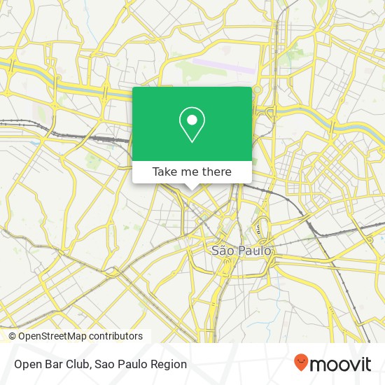 Open Bar Club map