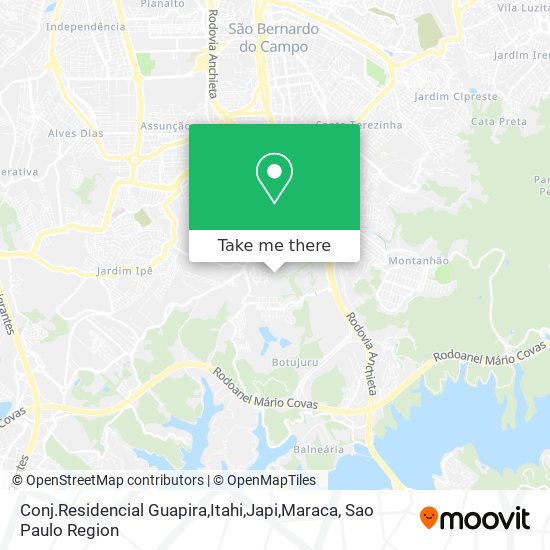 Conj.Residencial Guapira,Itahi,Japi,Maraca map