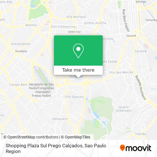 Mapa Shopping Plaza Sul Prego Calçados