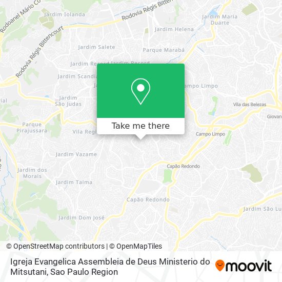 Igreja Evangelica Assembleia de Deus Ministerio do Mitsutani map