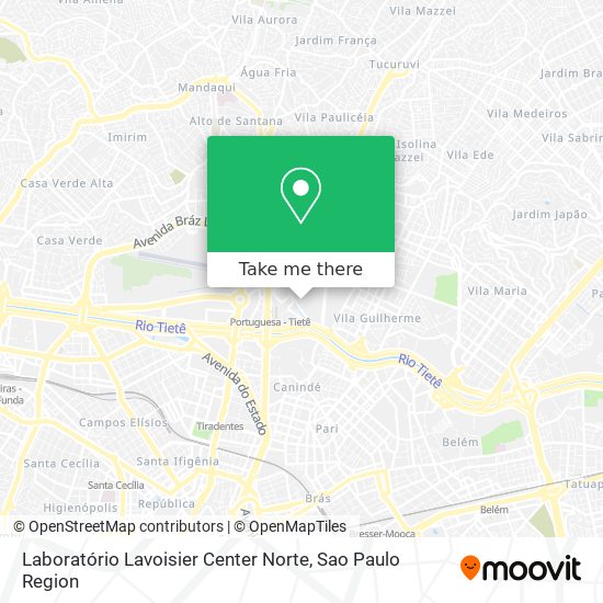 Laboratório Lavoisier Center Norte map