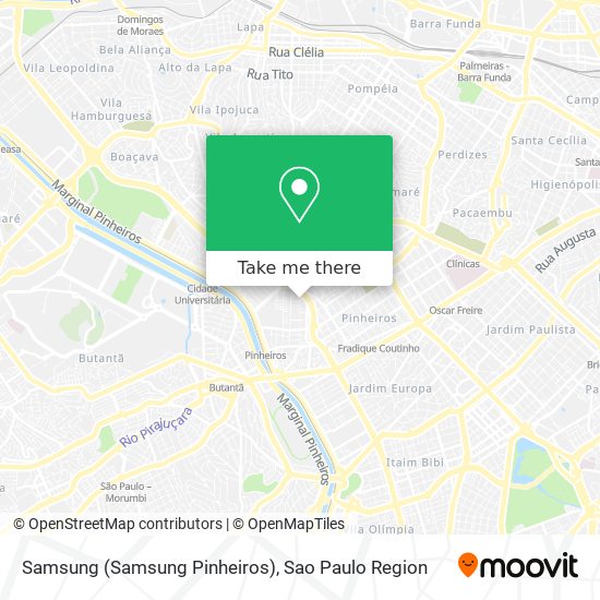 Samsung (Samsung Pinheiros) map