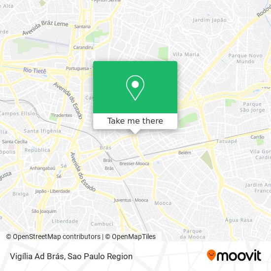 Vigília Ad Brás map