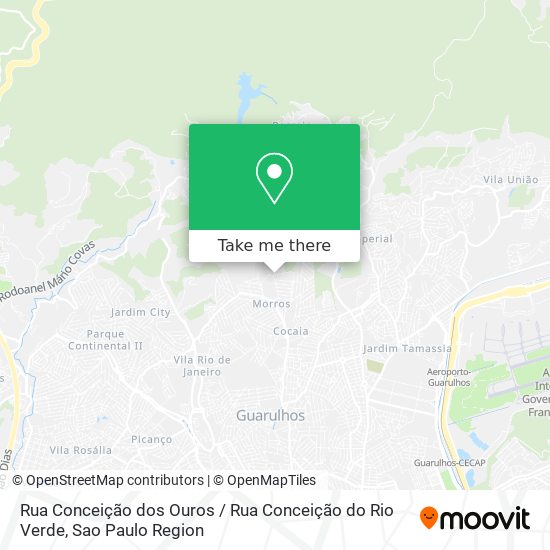 Rua Conceição dos Ouros / Rua Conceição do Rio Verde map