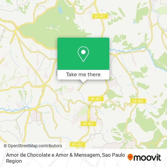 Amor de Chocolate e Amor & Mensagem map