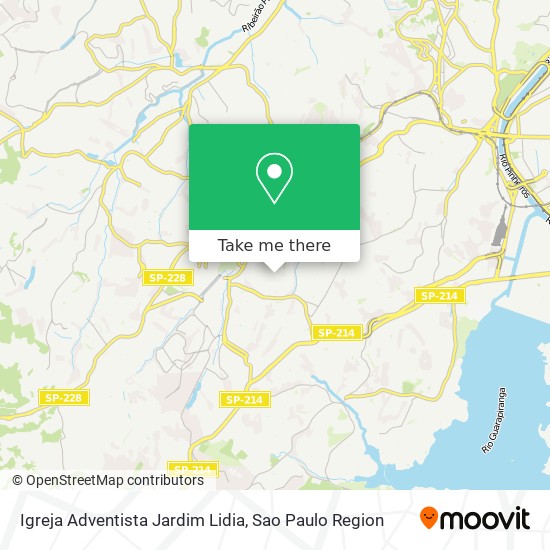 Igreja Adventista Jardim Lidia map