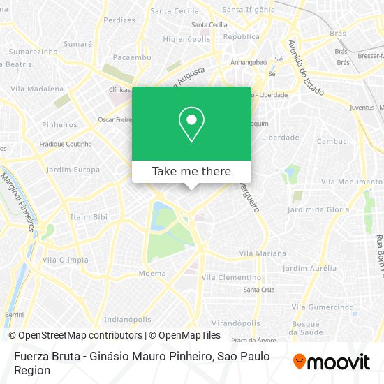 Fuerza Bruta - Ginásio Mauro Pinheiro map