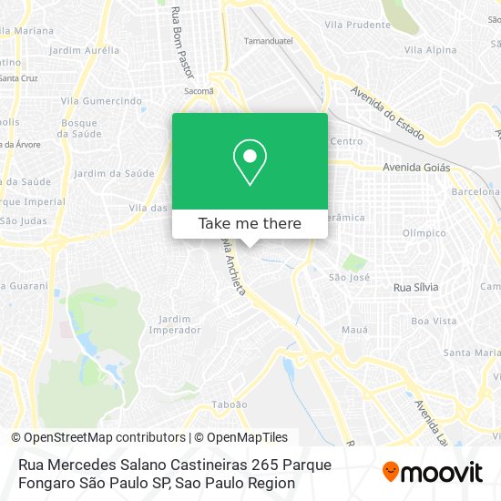 Rua Mercedes Salano Castineiras  265   Parque Fongaro   São Paulo   SP map