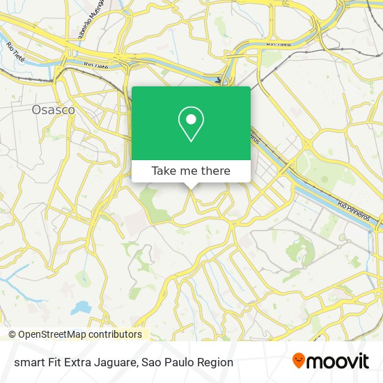 Mapa smart Fit Extra Jaguare