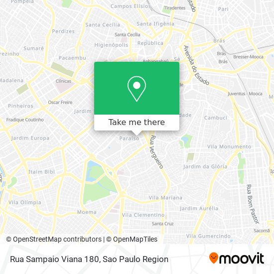 Mapa Rua Sampaio Viana 180