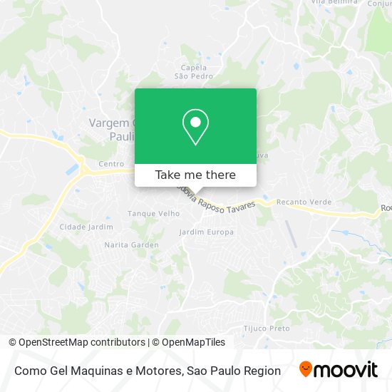 Como Gel Maquinas e Motores map