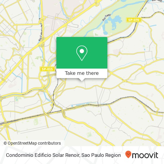 Mapa Condominio Edificio Solar Renoir