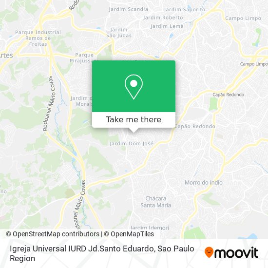 Mapa Igreja Universal IURD Jd.Santo Eduardo